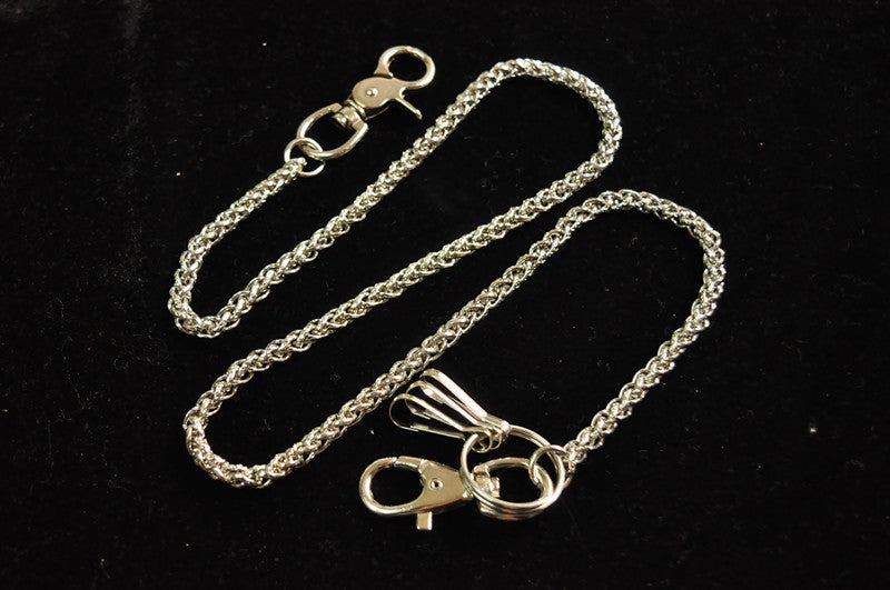 Cool Silver Punk Mens Key Chain Pants Chain Long Wallet Chain For Men