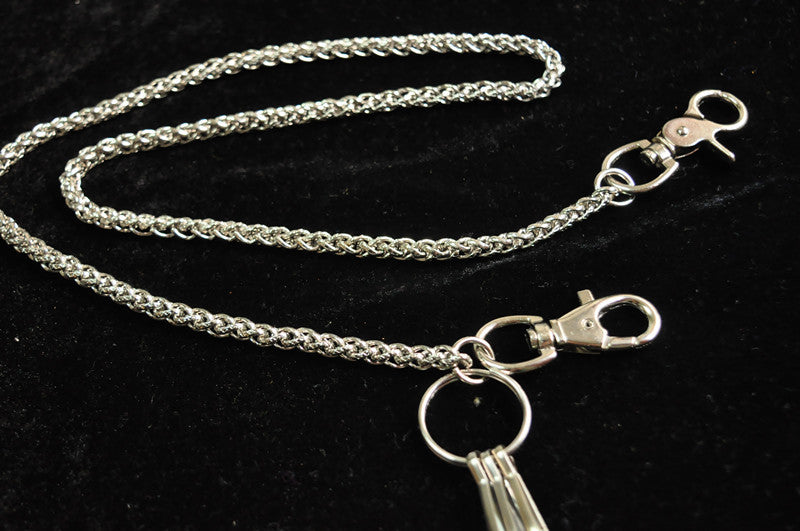 Cool Silver Punk Mens Key Chain Pants Chain Long Wallet Chain For Men