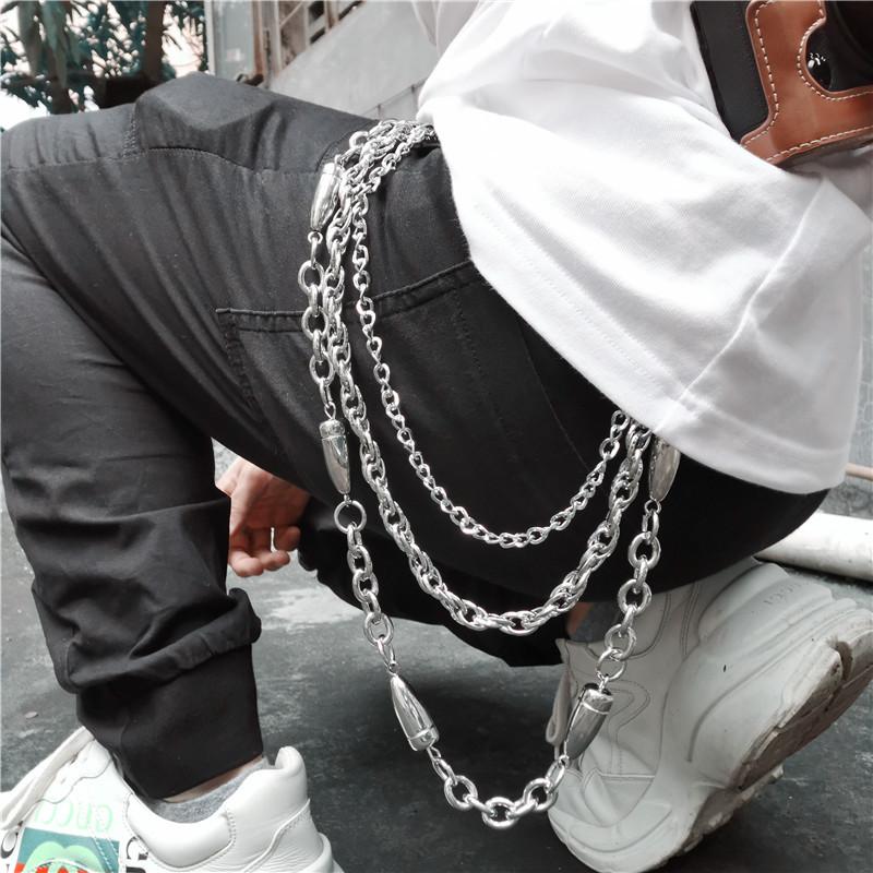 Badass Punk Mens Triple Long Bullet Wallet Chain Pants Chain Jeans Chain Jean Chain For Men