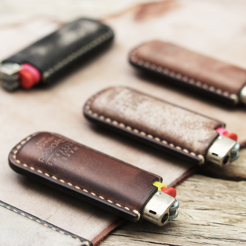 Bic J3 Leather Lighter Case Leather Bic J3 Lighter Holder Leather Bic Lighter Covers For Men