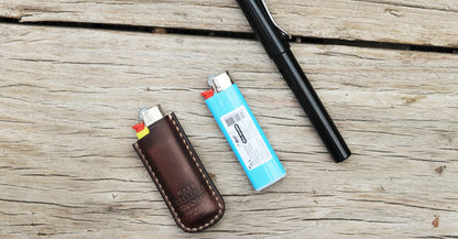 Bic J3 Leather Lighter Case Leather Bic J3 Lighter Holder Leather Bic Lighter Covers For Men