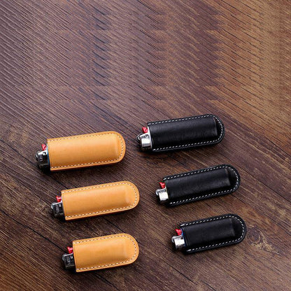 Black Bic j3 j5 j6 Leather Lighter Case Leather Bic j3 j5 j6 Lighter Holder Leather Bic j3 j5 j6 Lighter Covers For Men