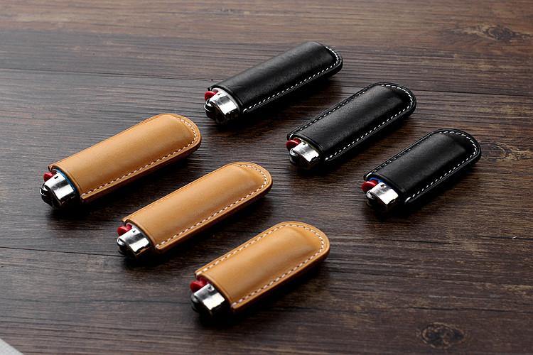 Black Bic j3 j5 j6 Leather Lighter Case Leather Bic j3 j5 j6 Lighter Holder Leather Bic j3 j5 j6 Lighter Covers For Men