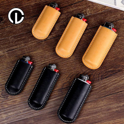 Black Bic j3 j5 j6 Leather Lighter Case Leather Bic j3 j5 j6 Lighter Holder Leather Bic j3 j5 j6 Lighter Covers For Men