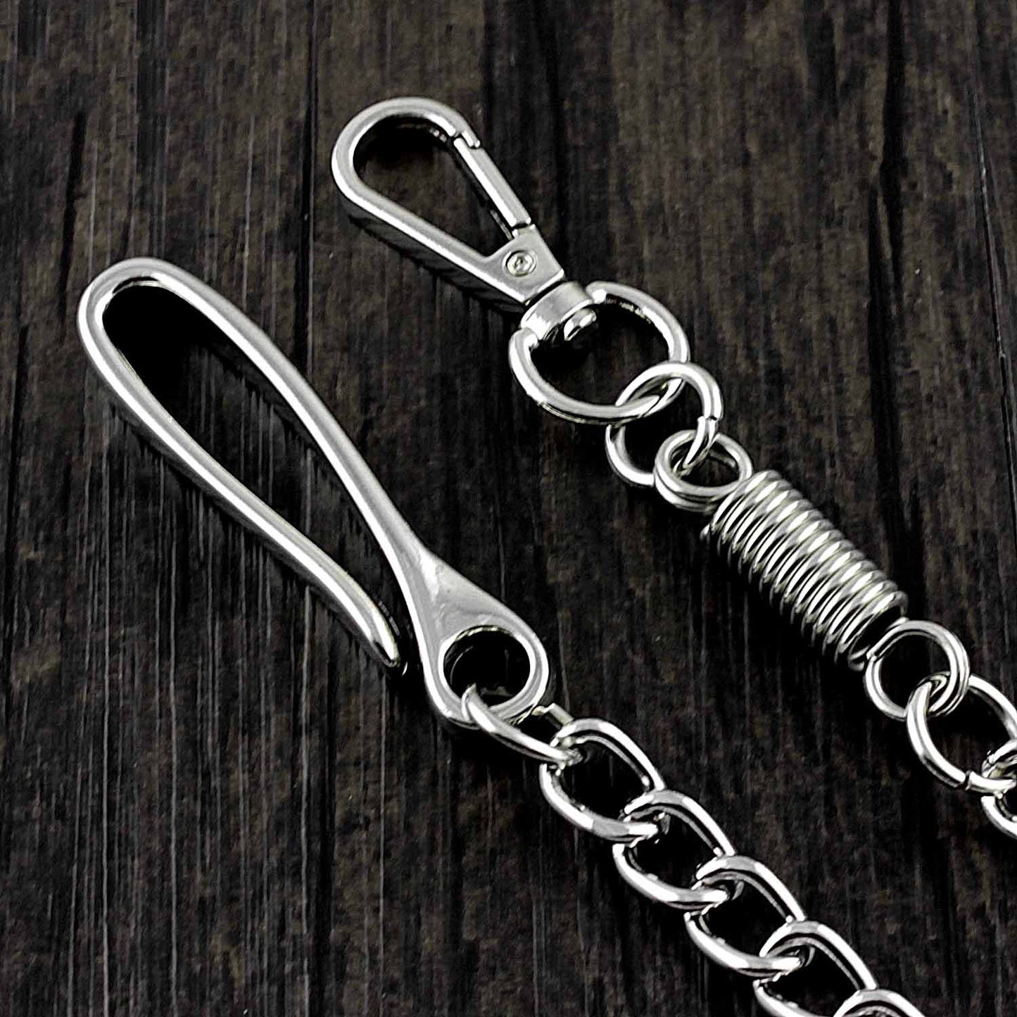 Silver Mens Wallet Chain Pants Wallet Jeans Chain Punk Biker Wallet Chain for Men