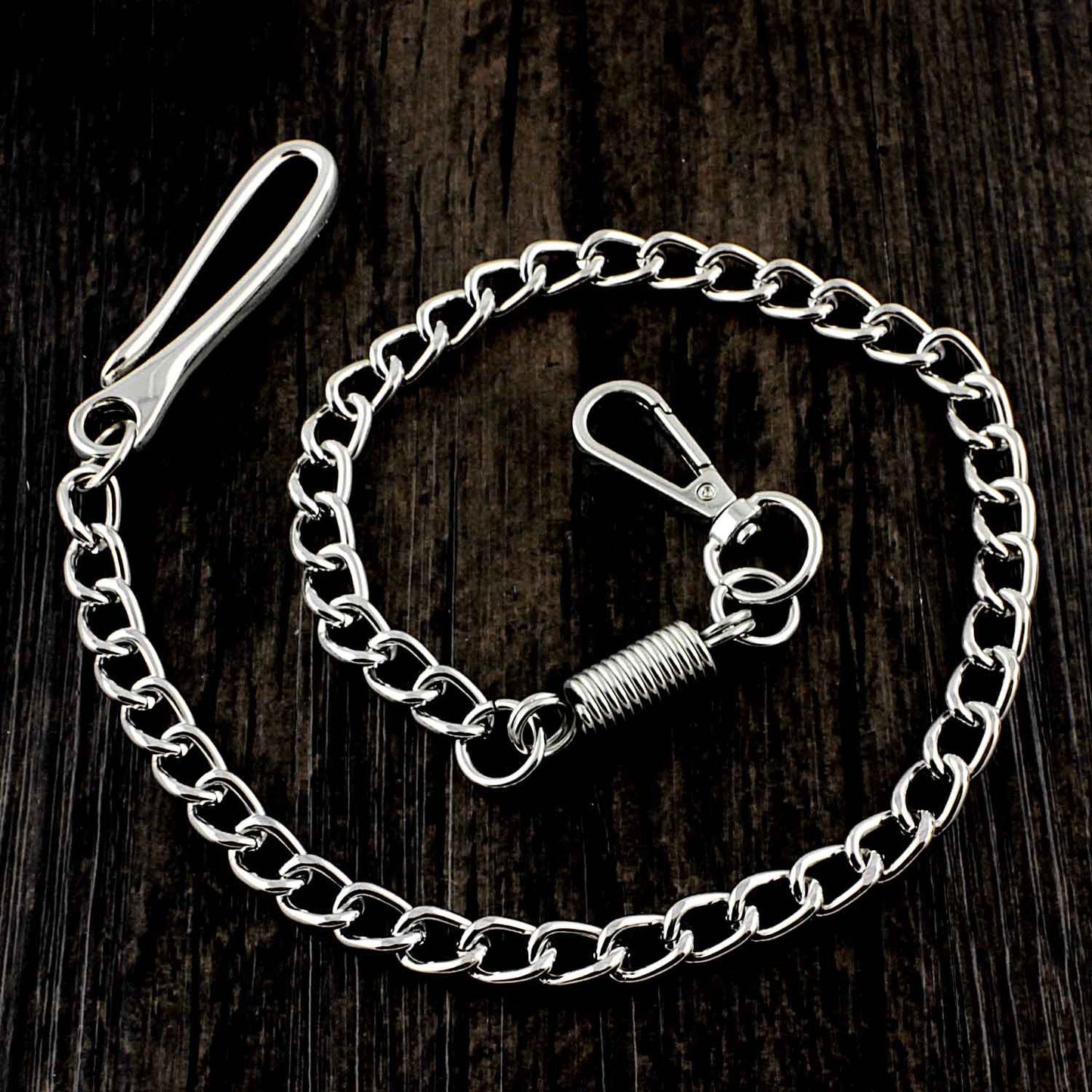 Silver Mens Wallet Chain Pants Wallet Jeans Chain Punk Biker Wallet Chain for Men