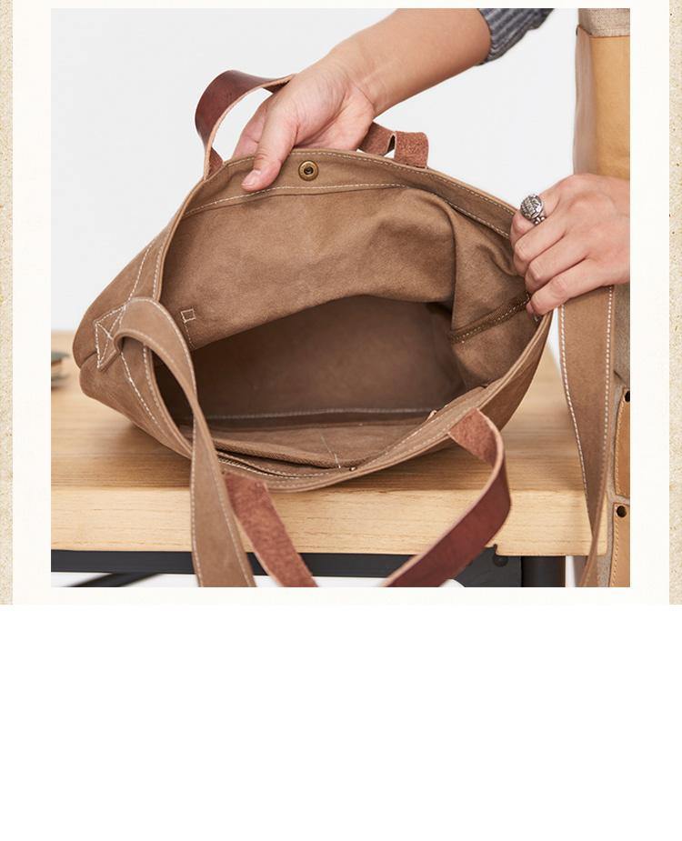 Canvas Cool Mens Coffee Messenger Tote Bag Canvas Handbag Messenger Bag Canvas Tote for Men