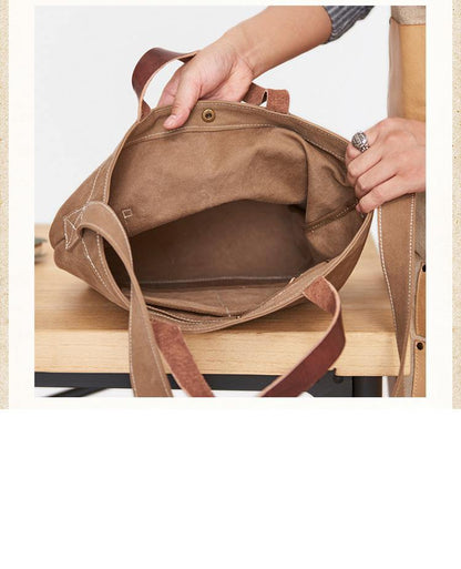 Canvas Cool Mens Coffee Messenger Tote Bag Canvas Handbag Messenger Bag Canvas Tote for Men