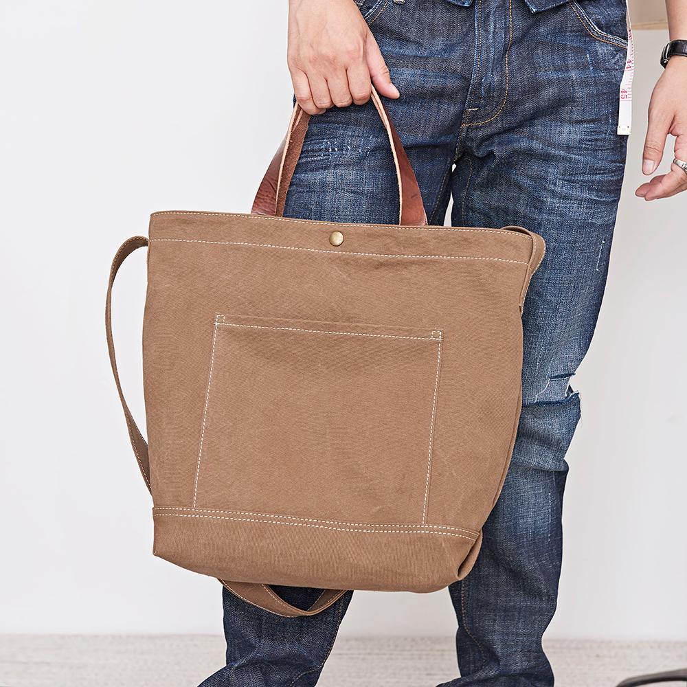 Canvas Cool Mens Coffee Messenger Tote Bag Canvas Handbag Messenger Bag Canvas Tote for Men