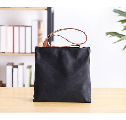 Canvas Mens Womens 11' Simple Tote Bag Handbag Tote Bag Shoulder Bag Tote Purse For Men