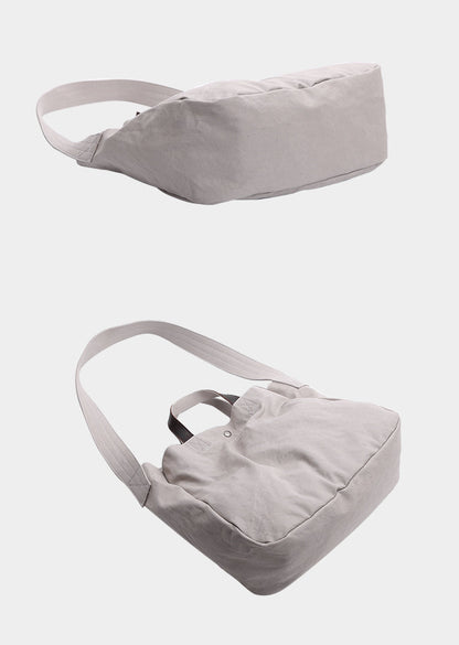 Canvas Leather Mens Womens Handbag Tote Bag White Shoulder Bag Tote Purse For Men