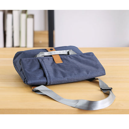 Oxford fabric Mens Side Bag Blue Handbag Tote Bag Messenger Bag Tote For Men