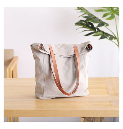 Casual Canvas Mens Womens Large Handbag Tote Bag Shoulder Bag Messenger Bag For Men