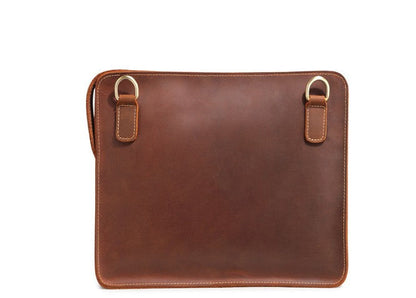 Classy Leather Mens Work Clutch Bag Wirstlet Cluch Messenger Bag For Men