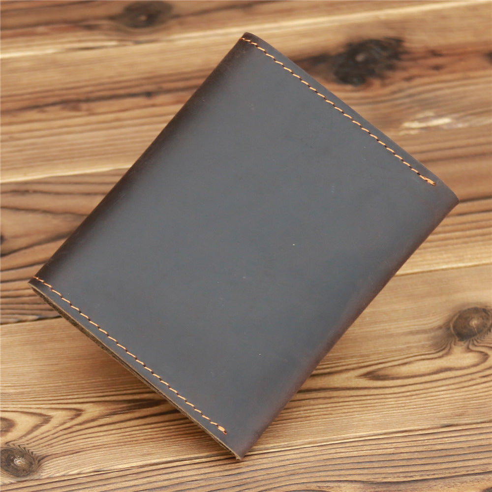 Cool Leather Mens Front Pocket Wallet Coin Wallet Slim Wallet for Men