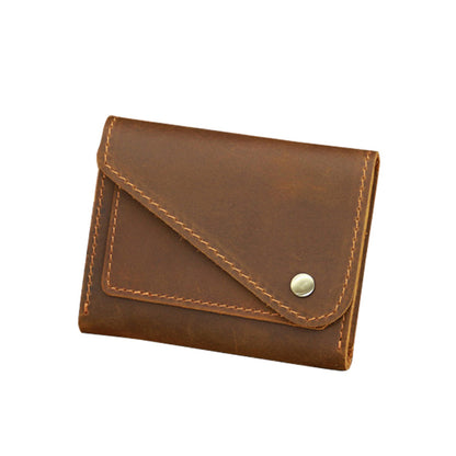 Cool Leather Mens Front Pocket Wallet Coin Wallet Slim Wallet for Men