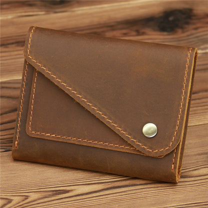 Cool Leather Mens Front Pocket Wallet Coin Wallet Slim Wallet for Men