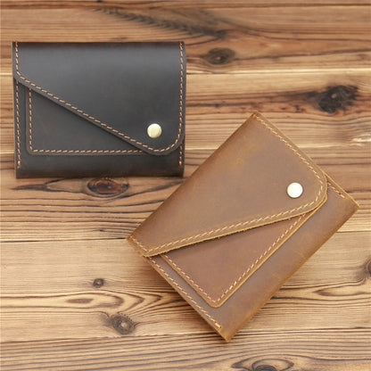 Cool Leather Mens Front Pocket Wallet Coin Wallet Slim Wallet for Men