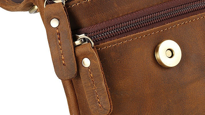 Leather Belt Pouch Cool Mini Shoulder Belt Bags No.3133