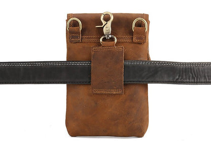 Leather Belt Pouch Cool Mini Shoulder Belt Bags No.3133