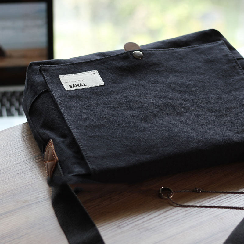 Cool Canvas Mens 11¡®¡¯ 13¡®¡¯ Mac Pro Air Side Bag Shoulder Bag Messenger Bag for Men