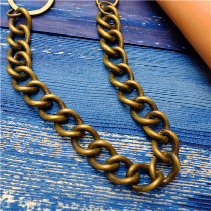 Cool Men's Brass Pants Chains Punk Fashion Gold Wallet Chains For Men