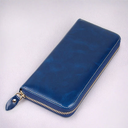 DEEPKEEE HANDMADE | Oil Wax Leather Wallet No.3315