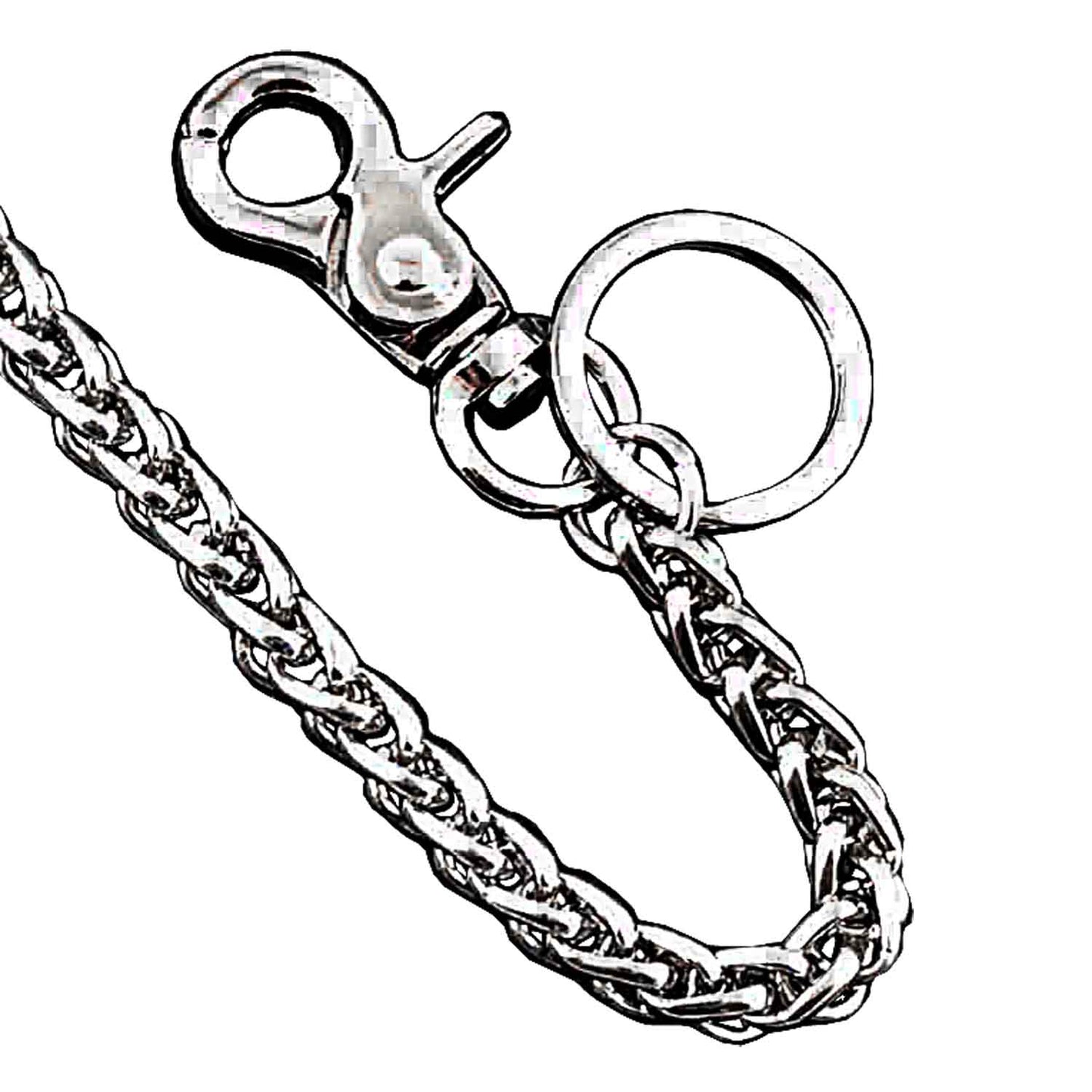 Silver Cool Pin Key Chain Long Wallet Chain Punk Pants Chain Wallet Chain For Men