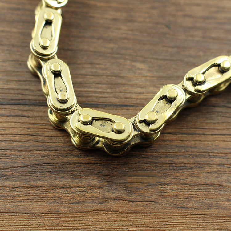 Badass Brass Gold Mens 18¡®¡¯ Bike Chain Pants Chain Wallet Chain Motorcycle Wallet Chain for Men