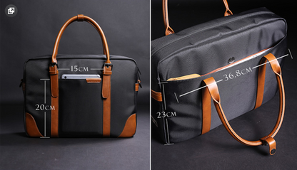 Fashion Nylon Clothing Black Men's Large Handbag Briefcase Business Laptop Business For Men