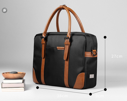 Fashion Nylon Clothing Black Men's Large Handbag Briefcase Business Laptop Business For Men