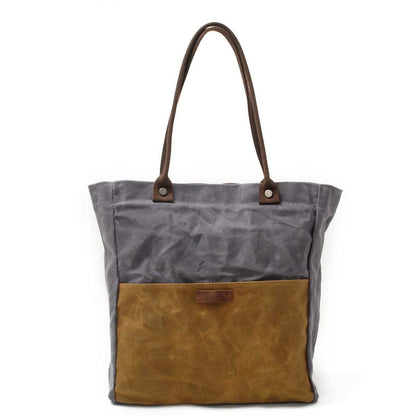 Gray Waxed Canvas Tote Bags Messenger Bag Gray Mens Canvas Tote Tote Purse For Men