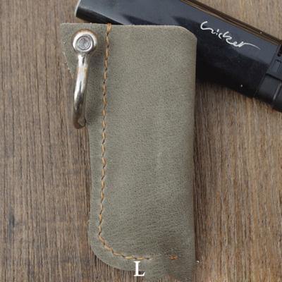 Handmade Black Bic j3 Leather Lighter Case Leather Bic j3 Lighter Holder Leather Bic j3 Lighter Covers For Men