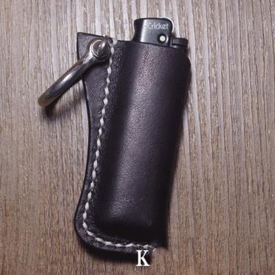 Handmade Black Bic j3 Leather Lighter Case Leather Bic j3 Lighter Holder Leather Bic j3 Lighter Covers For Men