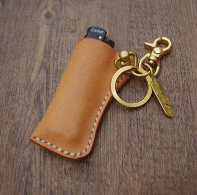 Handmade Black Bic j3 Leather Lighter Case Leather Bic j3 Lighter Holder Leather Bic j3 Lighter Covers For Men