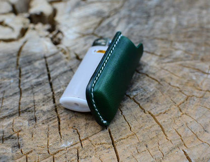 Handmade Coffee Bic j3 j5 j6 Leather Lighter Cases Leather Bic j3 j5 j6 Lighter Holder Leather Bic j3 j5 j6 Lighter Covers For Men