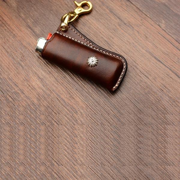 Handmade Coffee Bic j3 j5 j6 Leather Lighter Cases Leather Bic j3 j5 j6 Lighter Holder Leather Bic j3 j5 j6 Lighter Covers For Men