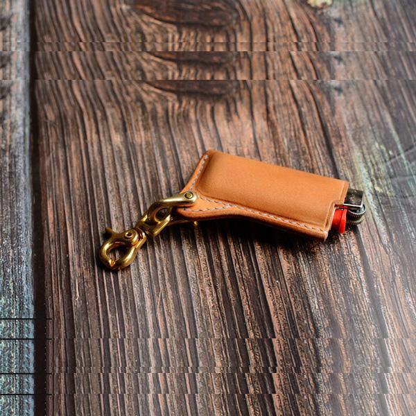 Handmade Coffee Bic j3 j5 j6 Leather Lighter Cases Leather Bic j3 j5 j6 Lighter Holder Leather Bic j3 j5 j6 Lighter Covers For Men