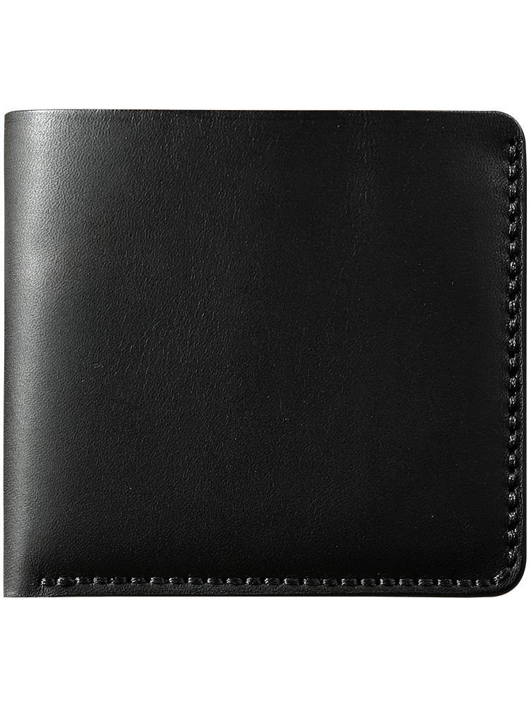 Handmade Coffee Leather Trifold Billfold Wallet Personalized Mens Trifold Wallets for Men