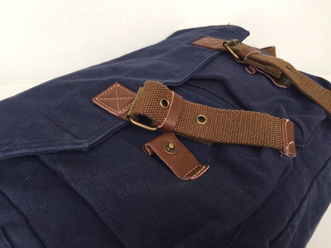 Blue Canvas Messenger Bag Blue Canvas Shoulder Bag Mens Cycling Bag For Men