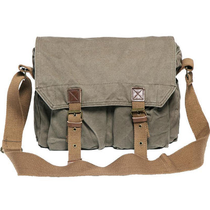 Khaki Canvas Messenger Bag Khaki Canvas Shoulder Bag Mens Cycling Bag For Men