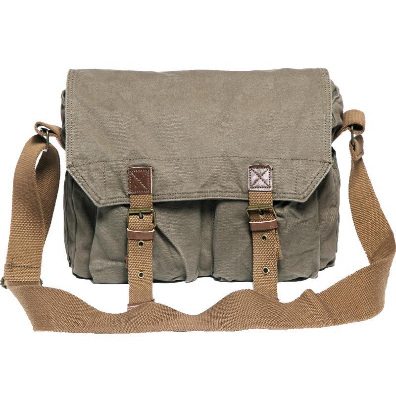 Gray Canvas Messenger Bag Gray Canvas Shoulder Bag Mens Cycling Bag For Men