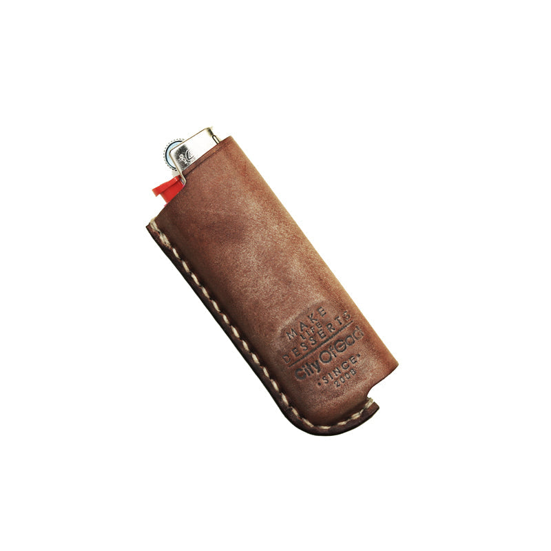 Leather Bic Lighter Case Leather Cricket Lighter Holder Leather Lighter Covers For Men