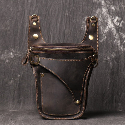 MEDIEVAL LEATHER Belt Pouch Small VIKING Messenger Bag Waist Bag LARP RENAISSANCE Fanny Pack