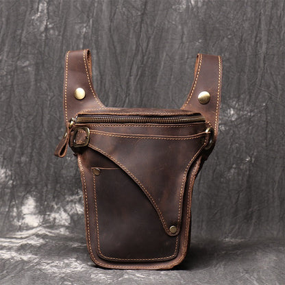 MEDIEVAL LEATHER Belt Pouch Small VIKING Messenger Bag Waist Bag LARP RENAISSANCE Fanny Pack