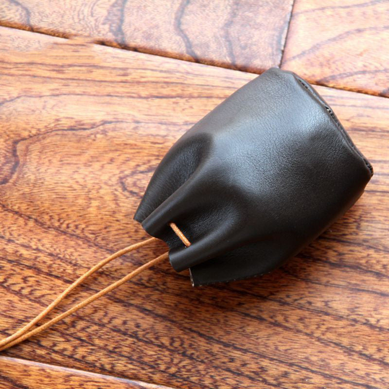 Medieval Renaissance Small Leather Pouch Celtic Viking Coin Pouch Steampunk Drawstring Purse For Men Women Larp Cosplay