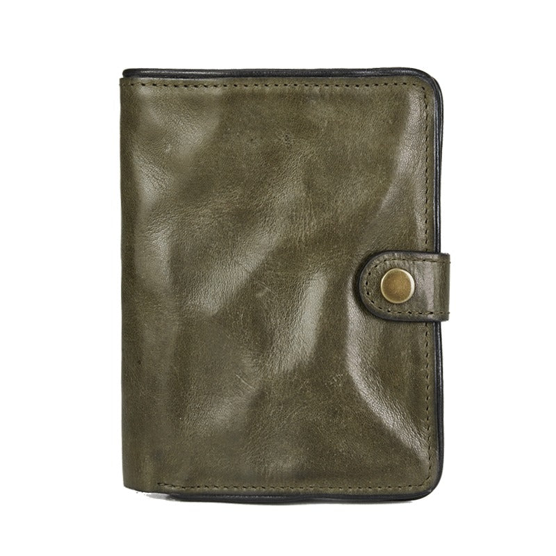 Mens Slim Wallet billfold Leather Bifold Wallet Men Small Thin Wallet for Men