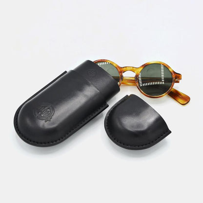 Cool Beige Leather Mens 2pcs Cigar Case Cool Custom Leather Cigar Case for Men