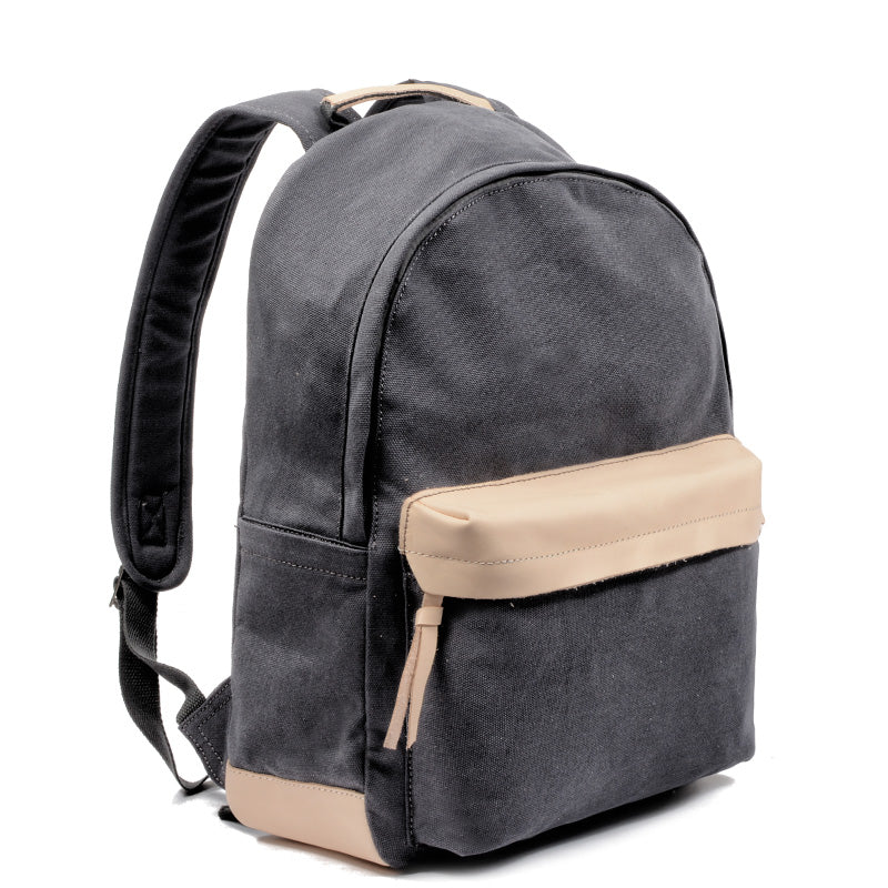 White Waxed Canvas Satchel Backpack Canvas Mens School Backpack Waterproof Hiking Backpack For Men