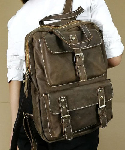 Vintage Mens Backpacks Laptop Backpack Travel Backpack Bags for Men